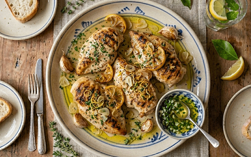 hänchen filet zitrone